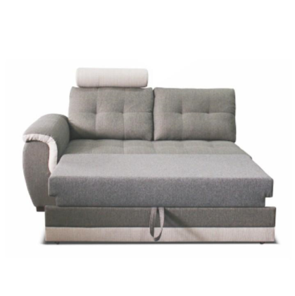 2-személyes kanapé fejtámlával és nyitható funkcióval
