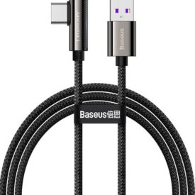 Baseus Elbow Fast Charging Data Cable USB to Type-C 66W 2 m Black AZOTTHONOM