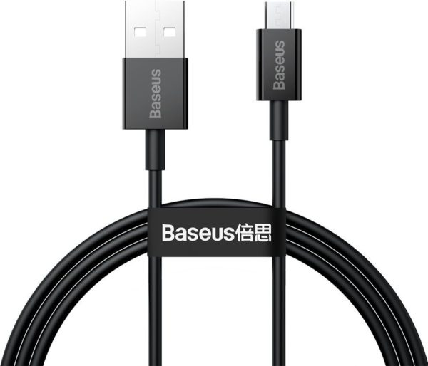 Baseus Fast Charging Data Cable USB to Micro 2 A 1 m Black AZOTTHONOM