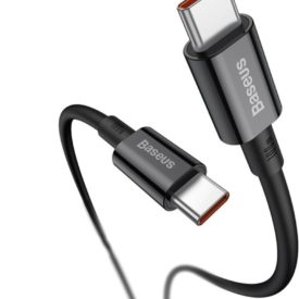 Baseus Fast Charging Data Cable Type-C to Type-C 100 W 1 m Black AZOTTHONOM