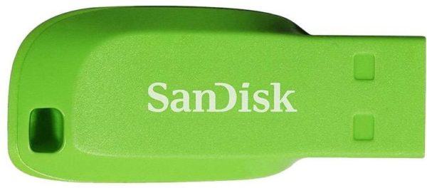 SanDisk Cruzer Blade 16 GB - electric green AZOTTHONOM