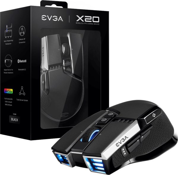 EVGA X20 Wireless Black - US AZOTTHONOM