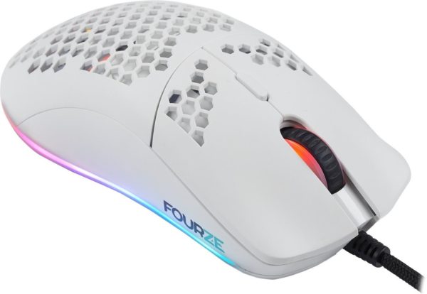 Fourze GM800 Gaming Mouse RGB Jet Pearl White AZOTTHONOM