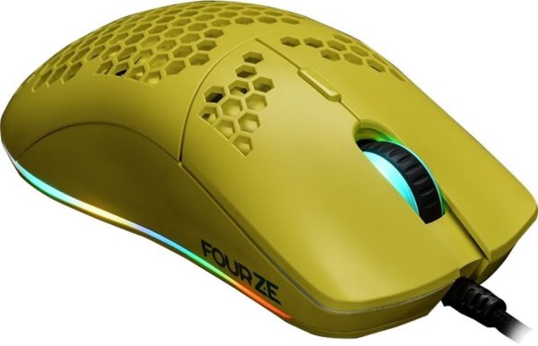 Fourze GM800 Gaming Mouse RGB Yellow AZOTTHONOM