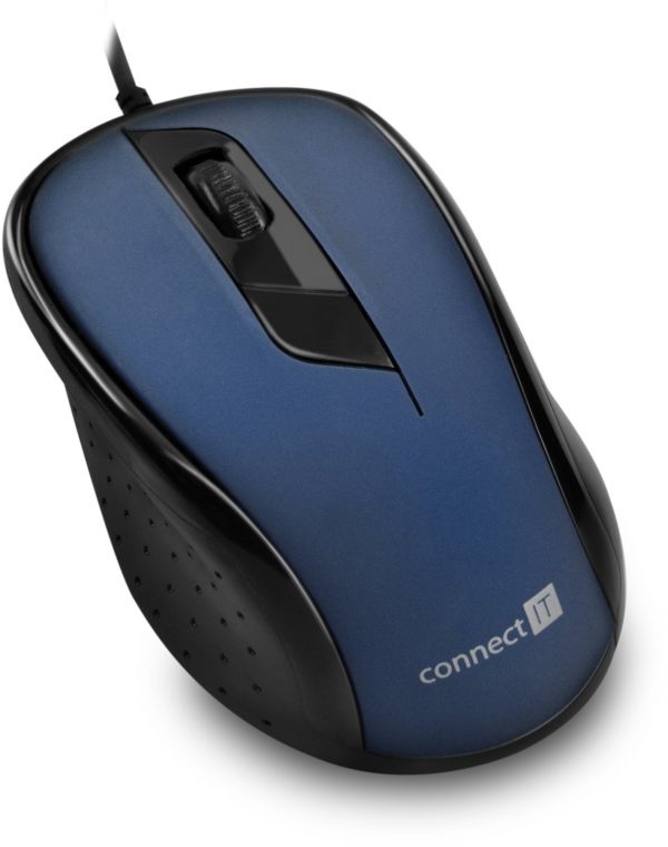 CONNECT IT Optical USB mouse kék AZOTTHONOM