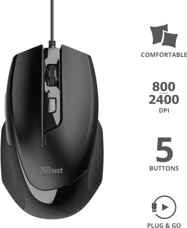 Trust VOCA Comfortable Mouse AZOTTHONOM