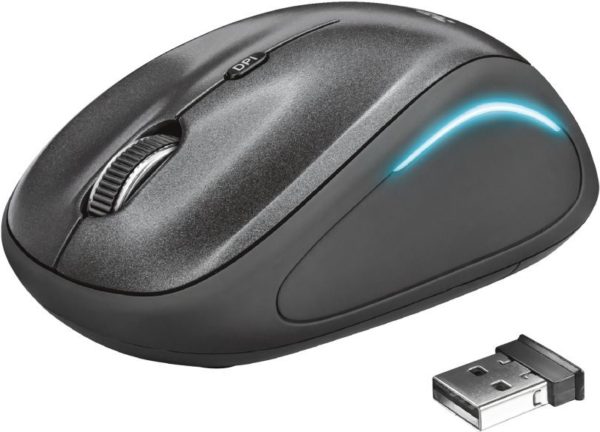 Trust Yvi FX Wireless Mouse - black AZOTTHONOM