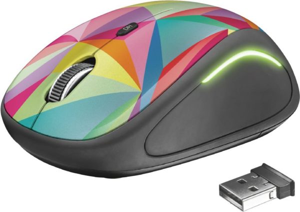 Trust Yvi FX Wireless Mouse geometrikus AZOTTHONOM