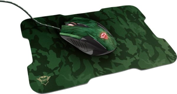 Trust GXT781 RIXA CAMO gamer egér és alátét AZOTTHONOM