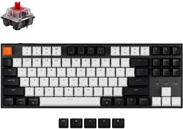 Keychron C1 87 Key Hot-Swappable Gateron Switch Mechanical - US AZOTTHONOM