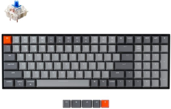 Keychron K4 Gateron Hot-Swappable Blue Switch - US AZOTTHONOM