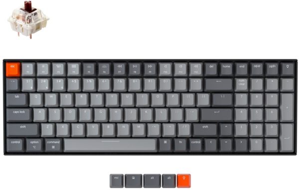 Keychron K4 Gateron Hot-Swappable RGB Brown Switch - US AZOTTHONOM