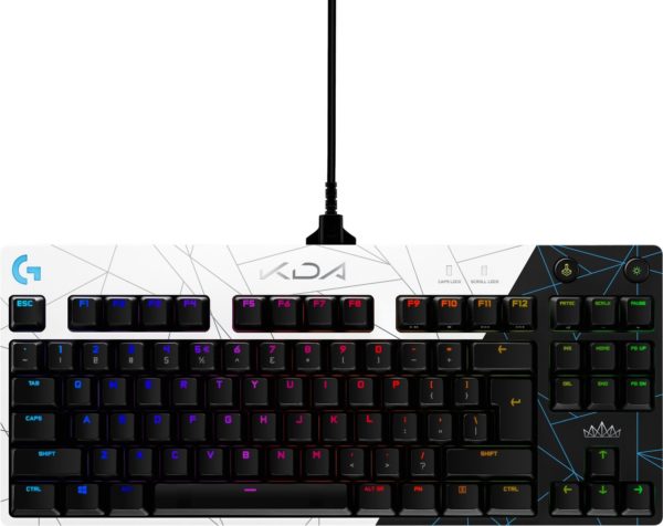 Logitech G PRO Mechanical Gaming Keyboard K/DA edice - US INTL AZOTTHONOM