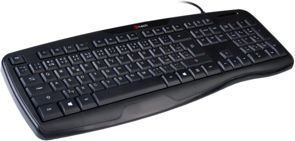 C-TECH KB-107 USB ERGO fekete AZOTTHONOM