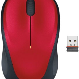 Logitech Wireless Mouse M235 piros AZOTTHONOM