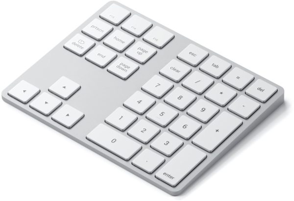 Satechi Aluminum Bluetooth Extended Keypad - Silver AZOTTHONOM