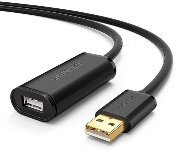 UGREEN USB 2.0 Active Extension Cable with Chipset 10m Black AZOTTHONOM
