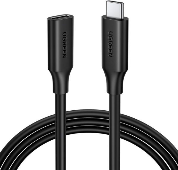 Ugreen USB-C/M to USB-C/F Gen2 5A Extension Cable 1 m (Black) AZOTTHONOM