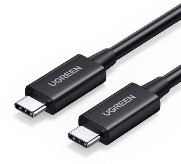 UGREEN USB4 Type C Male to Type C Male 5A Cable 0.8m Black AZOTTHONOM